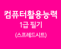 컴퓨터활용능력시험 1급 필기_스프레드시트 (2015년 개정)