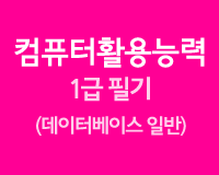 컴퓨터활용능력시험 1급 필기_데이터베이스 일반 (2015년 개정)