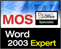 MOS Word 2003 Expert