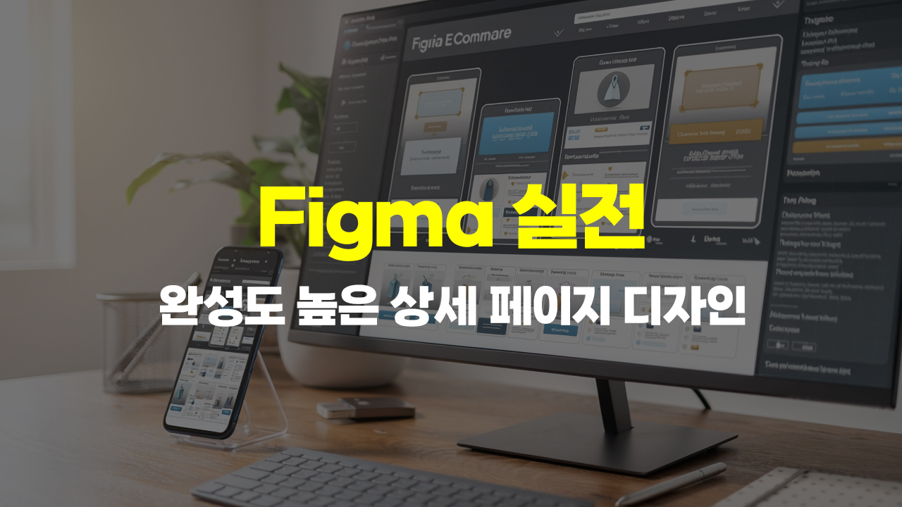 Figma(피그마) 실전, 완성도 높은 상세 페이지 디자인