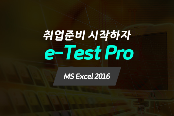 [HD]취업준비 시작하자 - e-Test Professionals 자격증 따기 (MS Excel 2016)